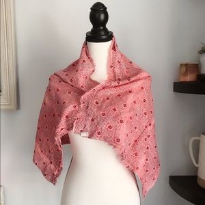 Levi’s printed pink scarf